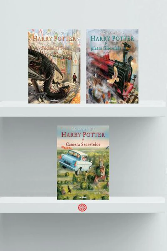 Pachet Harry Potter | Ediție ilustrată (Incomplet) - Hardcover - J.K. Rowling - Arthur