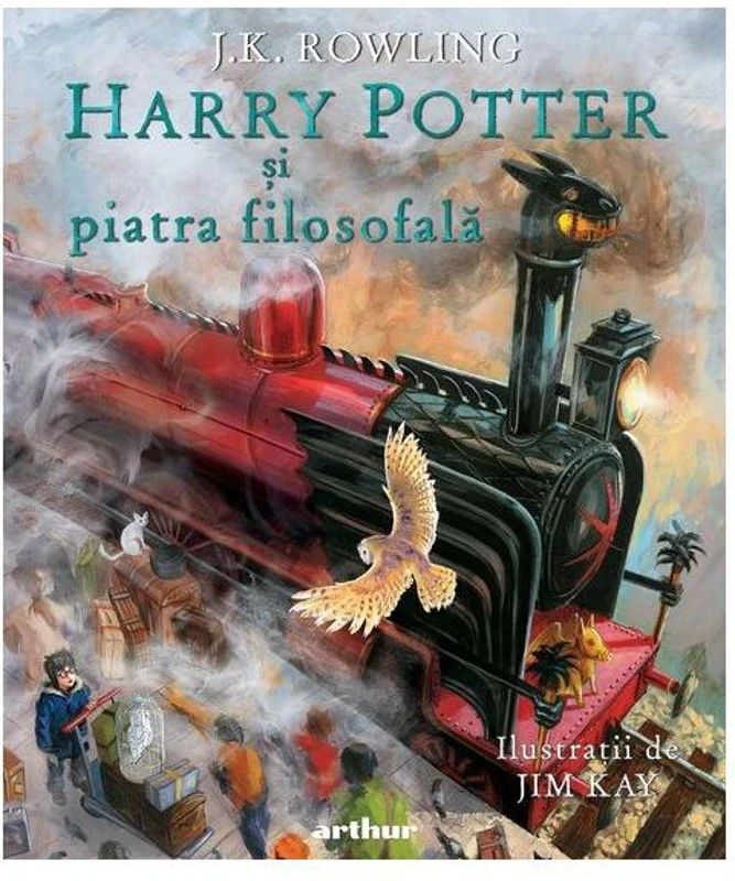 Harry Potter și piatra filosofală (Vol.1) - Hardcover - J.K. Rowling - Arthur