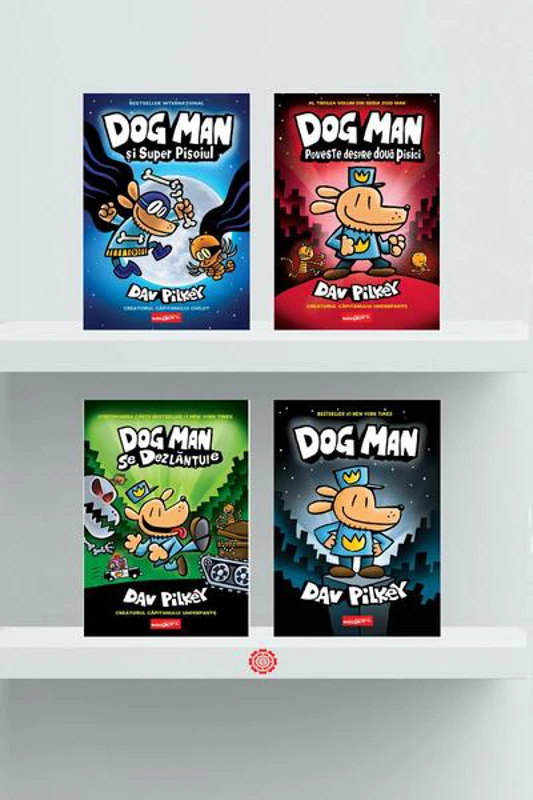 Pachet Seria Dog Man - Hardcover - Dav Pilkey - Grafic Art