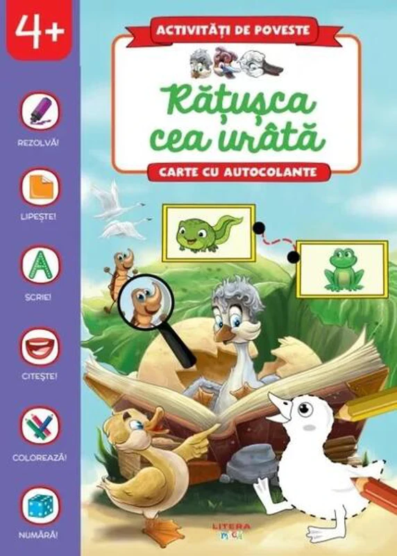 Activități de poveste. Rățușca cea urâtă - Paperback - *** - Litera mică