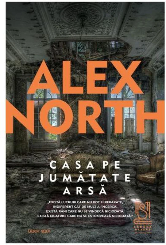 Casa pe jumătate arsă - Paperback brosat - Lebăda Neagră