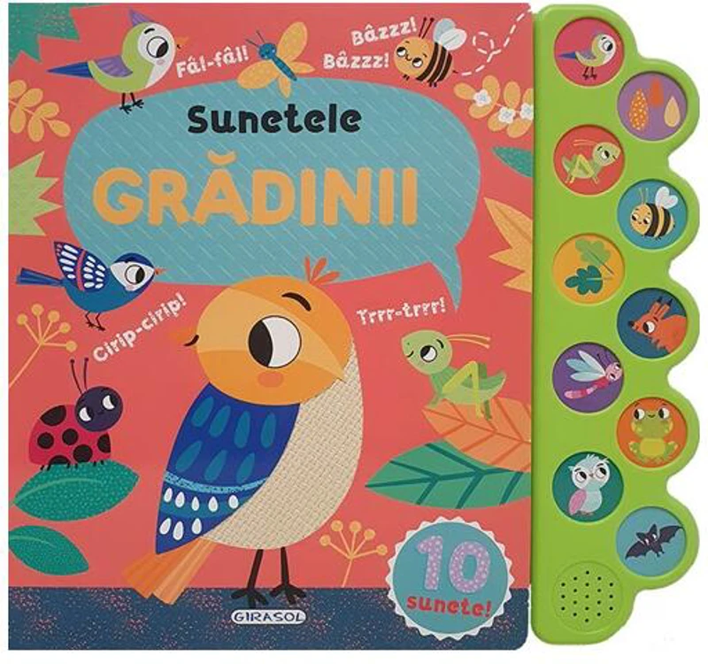 10 sunete - Sunetele grădinii - Hardcover - *** - Girasol