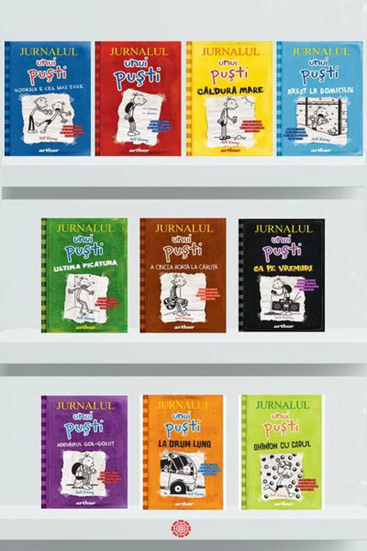 Pachet Seria Jurnalul unui puști I - Hardcover - Jeff Kinney - Arthur