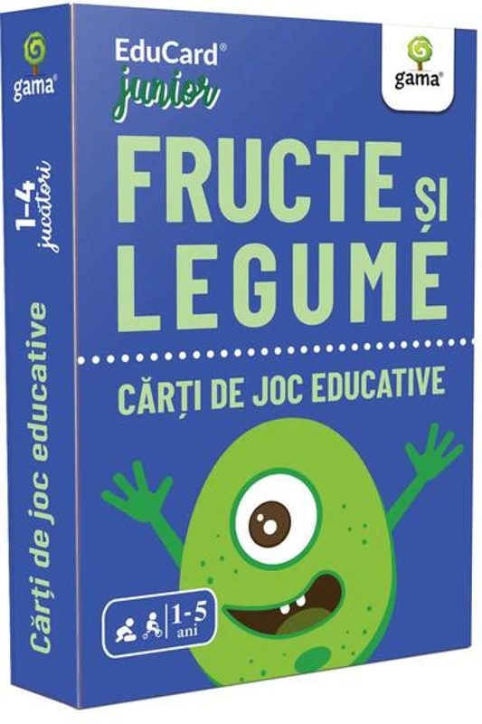 Fructe şi legume. EduCard Junior - Board book - *** - Gama