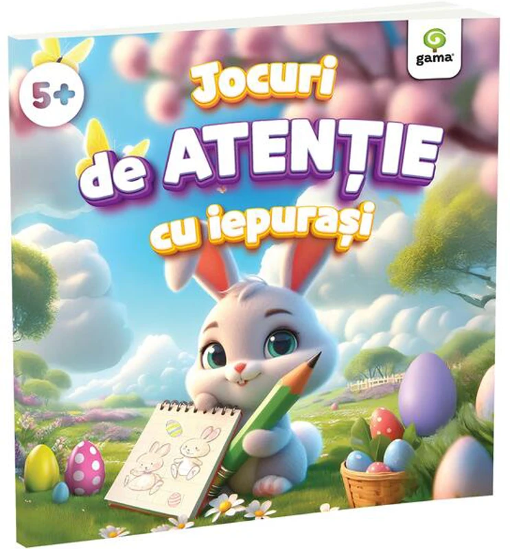 Jocuri de atenție cu iepurași - Paperback brosat - Gama