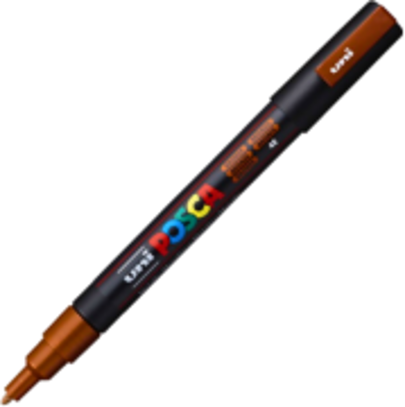 Marker UNI PC-3M 0. 9-1. 3 mm, bronz, Posca