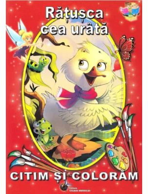 Ratusca cea urata. Citim si coloram
