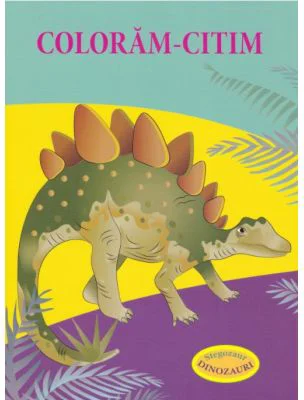 Coloram-citim: Stegozaur. Dinozauri