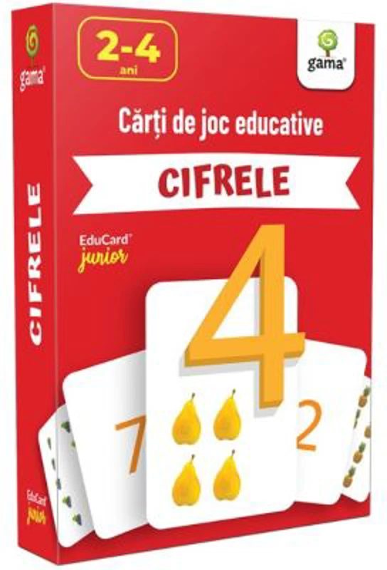 Cifrele. EduCard Junior. Carti de joc educative