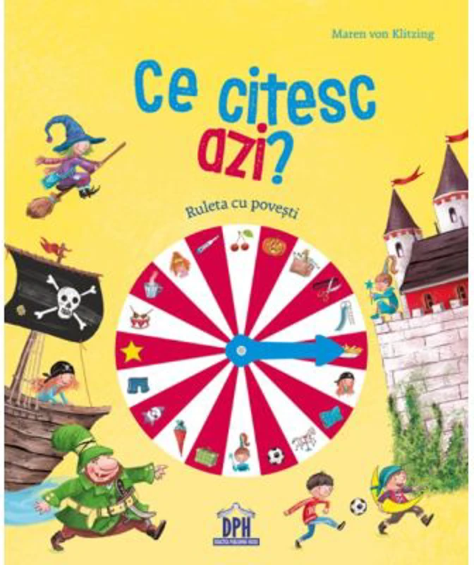 Ce citesc azi? Ruleta cu povesti. Carte cu roata - Maren von Klitzing. Ilustratii de Barbara Korthues