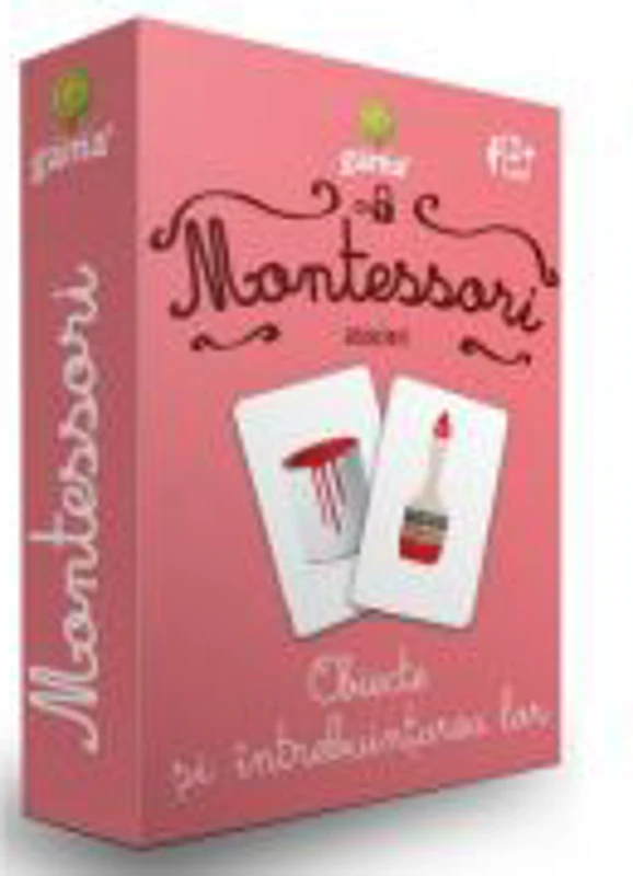 Carti de joc Montessori. Obiecte si intrebuintarea lor