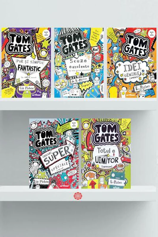 Pachet Seria Tom Gates (Incomplet) - Paperback brosat - Liz Pichon - Arthur
