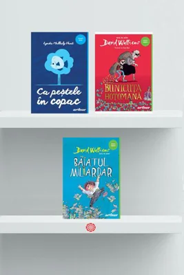 Pachet Bunicuţa hoţomană - HC, Băiatul miliardar - HC și Ca peștele în copac - PB - Arthur