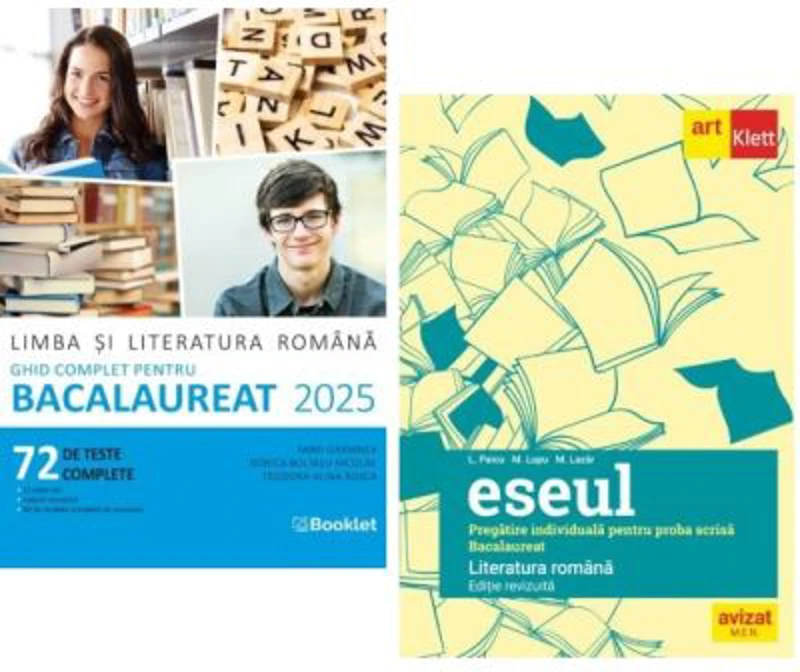 Pachet complet Bacalaureat. Limba si literatura romana: 72 teste complete si Eseul - Mimi Gramnea si Liliana Paicu