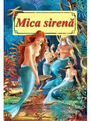 Carti ilustrate A4. Mica sirena