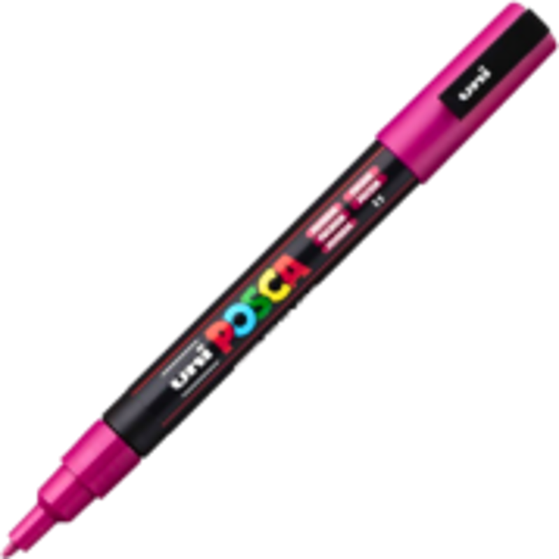 Marker UNI PC-3M 0. 9-1. 3 mm, fuchsia, Posca