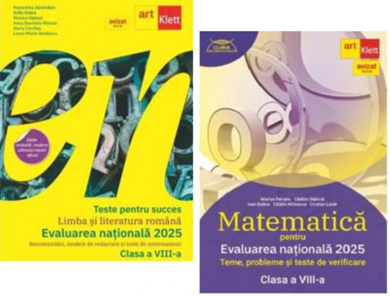 Pachet Evaluarea nationala 2025. Matematica. Clubul matematicienilor si Teste pentru succes. Limba si Literatura Romana - Marius Perianu, Florentina S