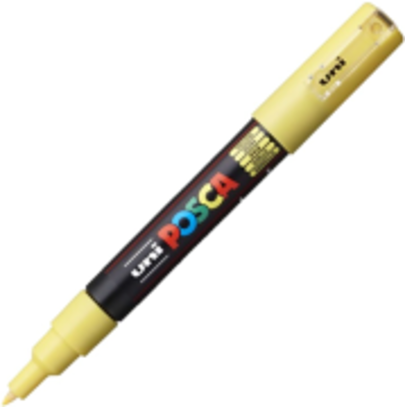 Marker UNI PC-1M 0. 7 mm, galben, Posca