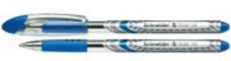 Pix SCHNEIDER Slider Basic XB, rubber grip, varf 1.4mm - scriere albastra