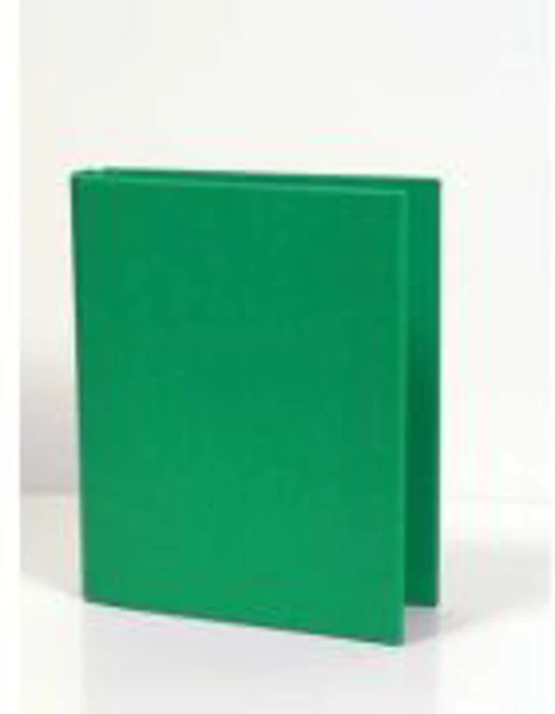 Caiet mecanic 2 inele - D25mm, coperti carton plastifiat PVC, A5, AURORA - verde