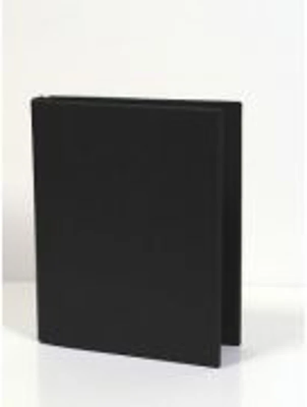 Caiet mecanic 2 inele - D25mm, coperti carton plastifiat PVC, A5, AURORA - negru