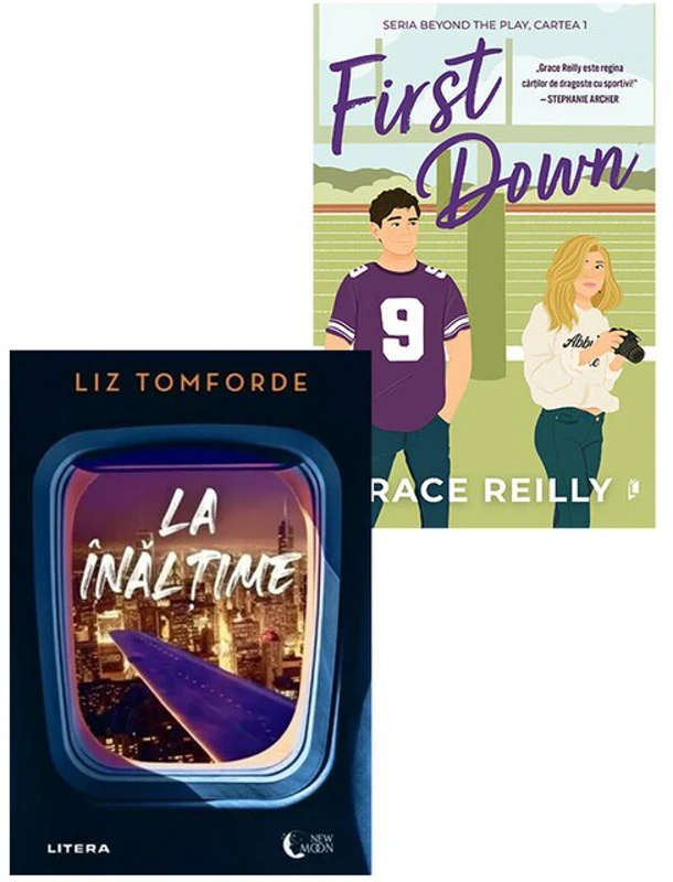Pachet First Down + La inaltime. Set 2 carti