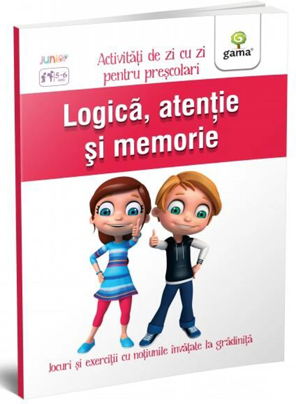 Logică, atenție și memorie (5-6 ani) - Paperback brosat - Gama