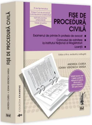Fișe de procedură civilă 2025 - Paperback brosat - Andreea Ciurea, Ioana Veronica Varga - Universul Juridic