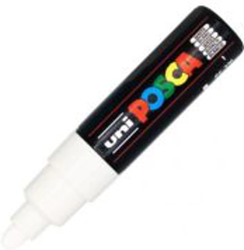 Marker UNI PC-7M 4. 5-5. 5 mm, alb, Posca