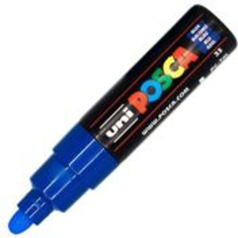 Marker UNI PC-7M 4. 5-5. 5 mm, albastru, Posca