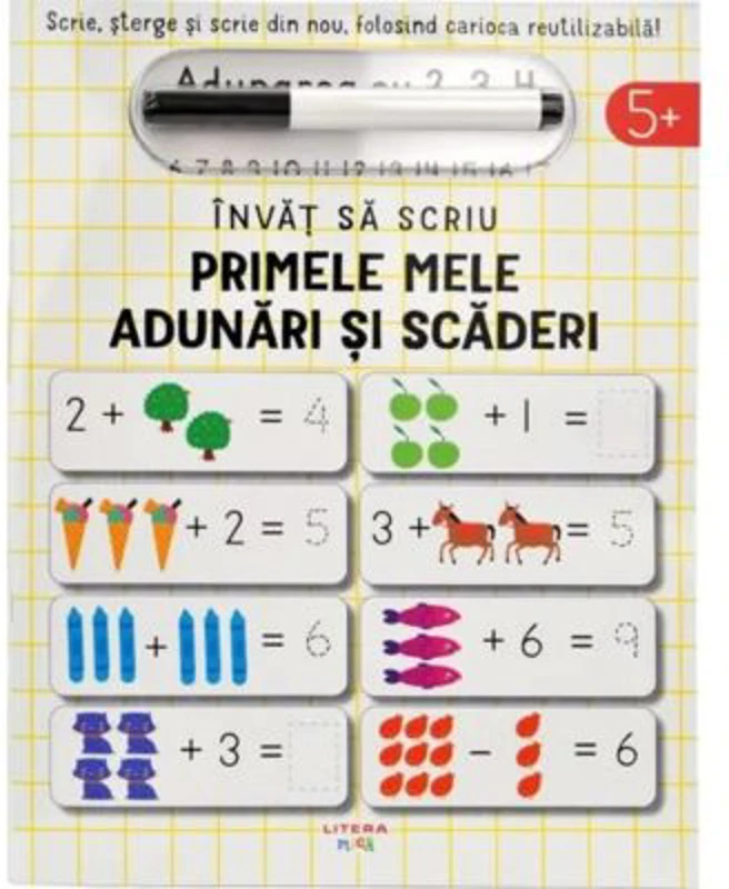 Invat sa scriu. Primele mele adunari si scaderi - John Poitier
