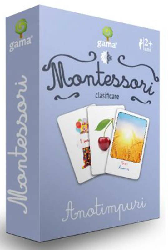 Carti de joc Montessori. Anotimpuri