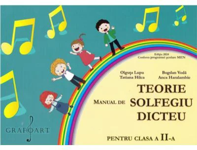 Manual de Teorie, Solfegiu, Dicteu pentru clasa a 2-a - Anca Haralambie