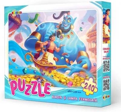 Puzzle 240 piese. Aladin si lampa fermecata