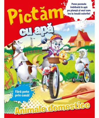Pictam cu apa. Animale domestice. Fara pete prin casa!