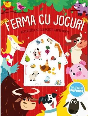 Ferma cu jocuri. Stickere pufoase