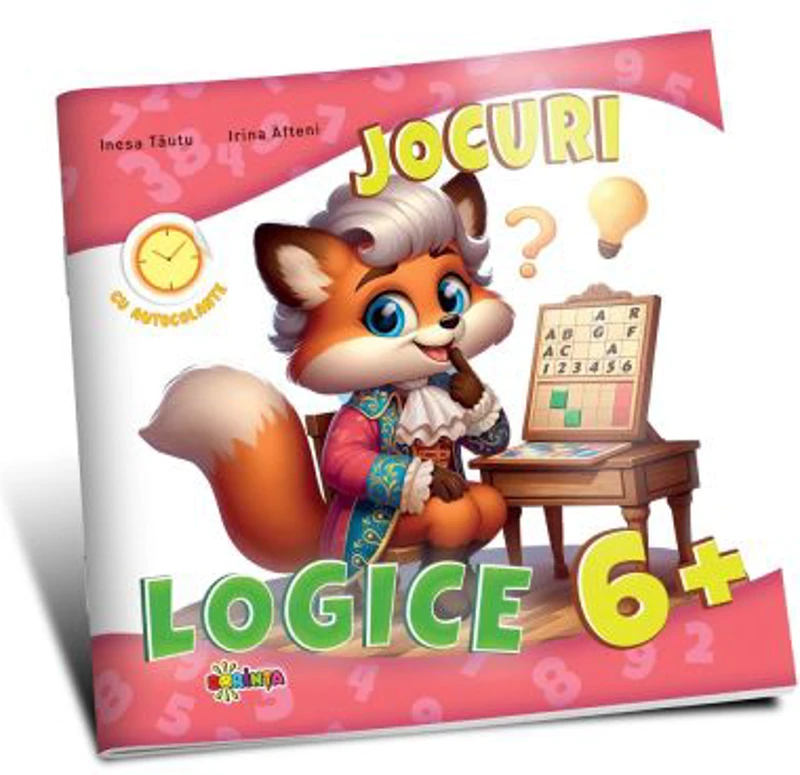 Jocuri logice 6+. Cu autocolante