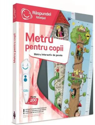 Raspundel Istetel, carte interactiva Metru pentru copii