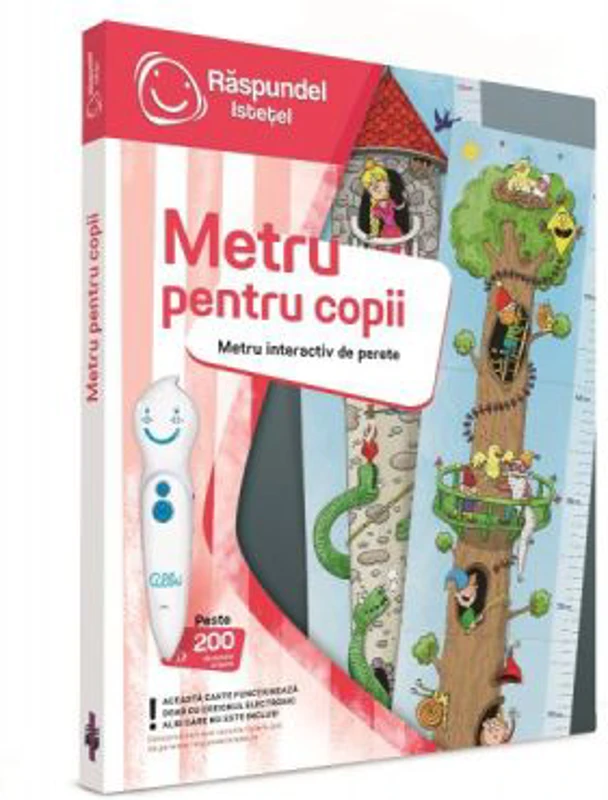Raspundel Istetel, carte interactiva Metru pentru copii