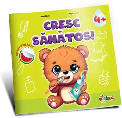 Cresc sanatos 4+ (cu autocolante)
