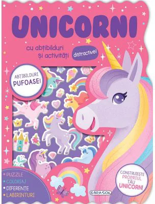 Abtibilduri pufoase. Unicorni