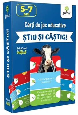 Stiu si castig!. EduCard initiat. Carti de joc educative
