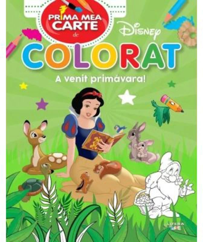 Disney. Prima mea carte de colorat. A venit primavara!