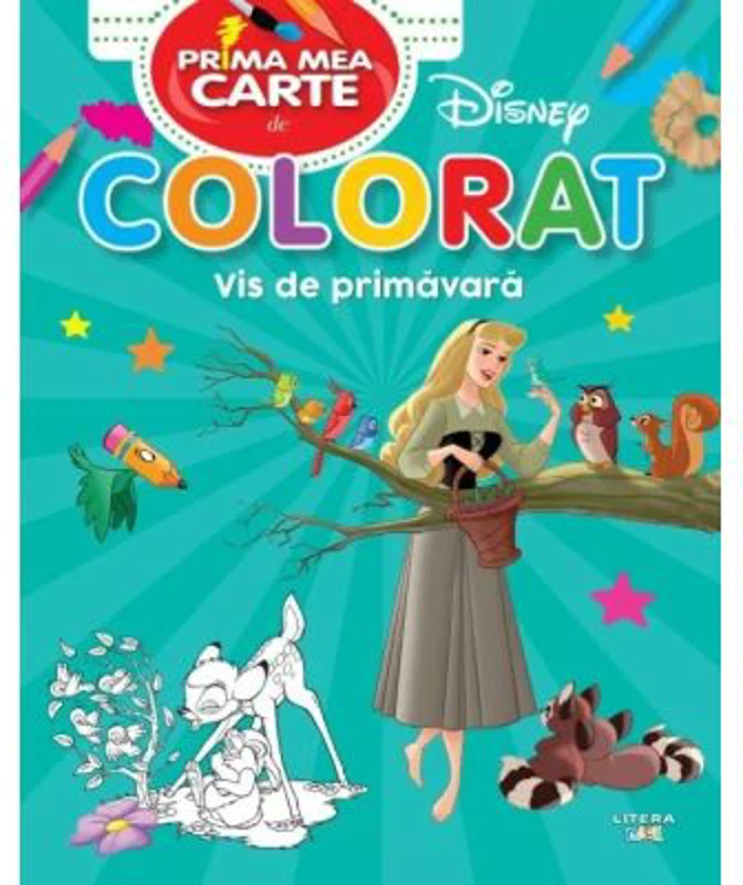 Disney. Prima mea carte de colorat. Vis de primavara
