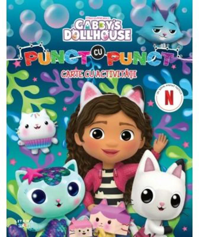 Gabby's Dollhouse. Punct cu punct. Carte cu activitati