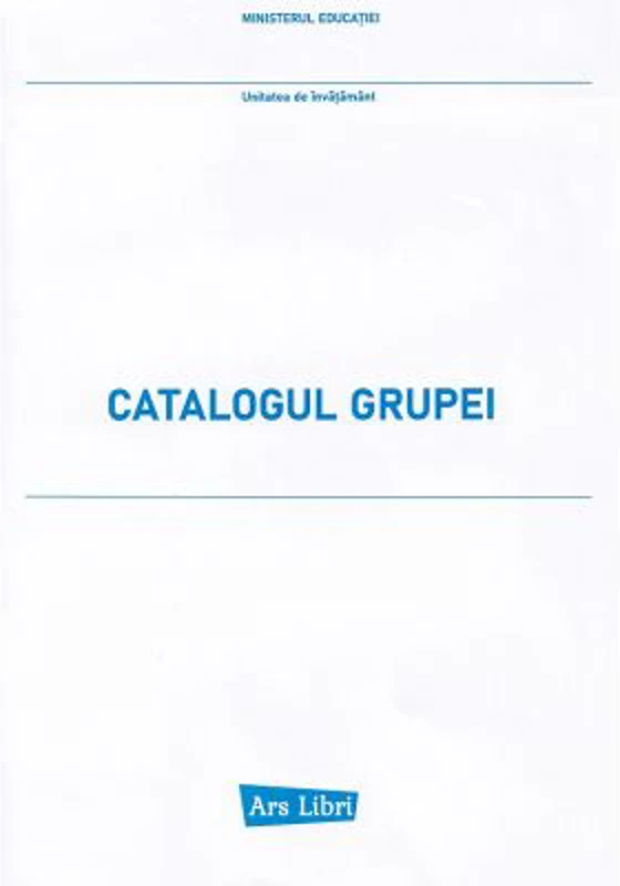 Catalogul grupei
