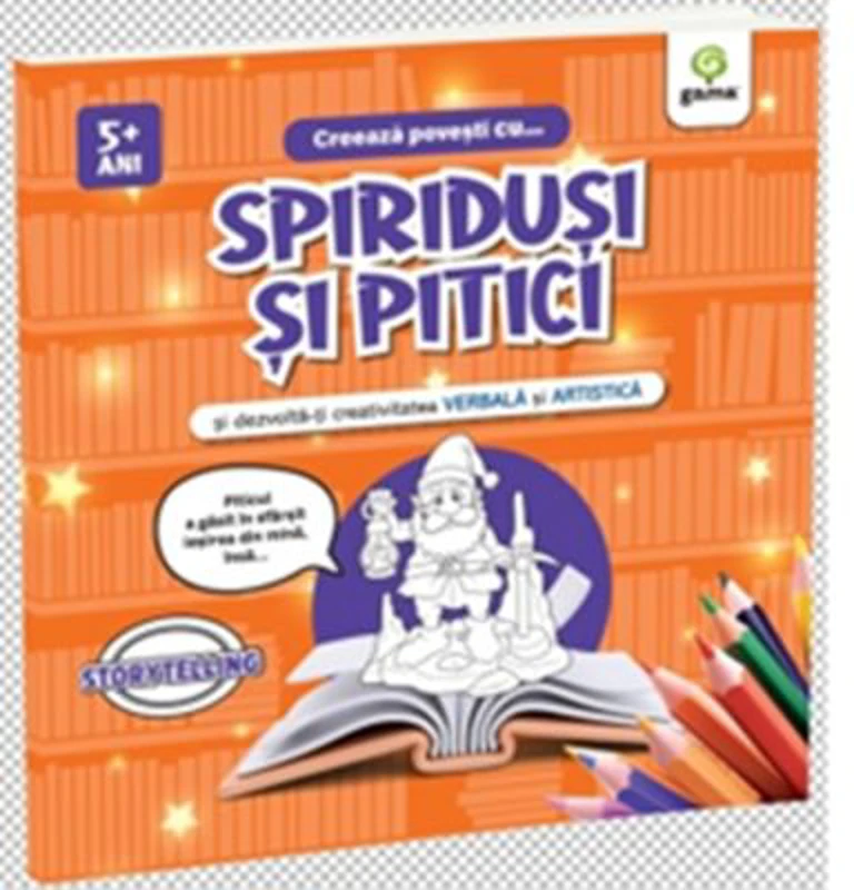 Creeaza povesti cu... Spiridusi si pitici si dezvolta-ti creativitatea verbala si artistica