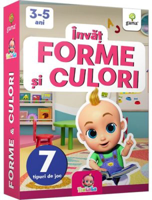 Carduri educative TraLaLa. Invat forme si culori
