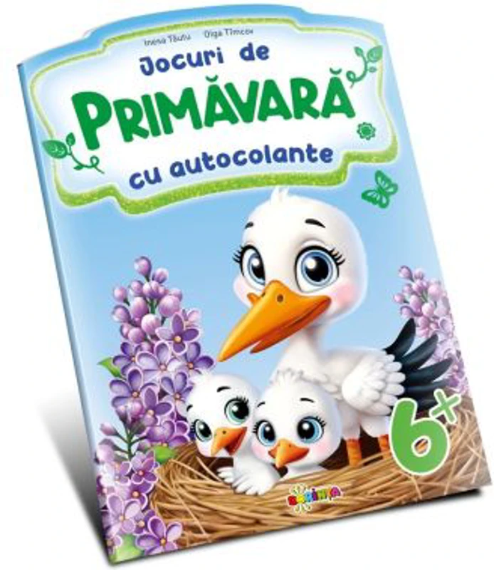 Jocuri de Primavara cu autocolante 6+
