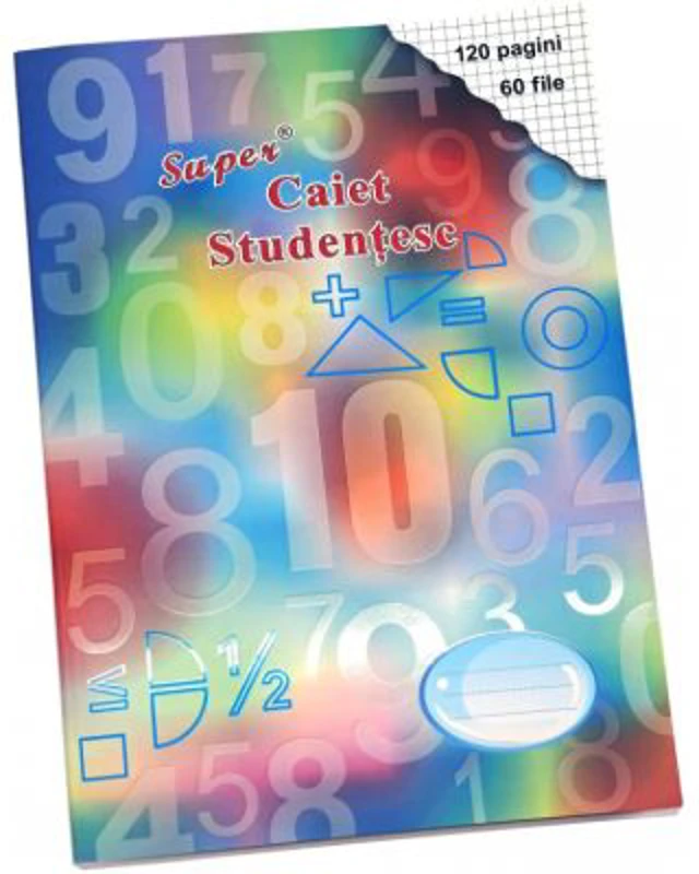 Super Caiet matematica A4, 60 file, Casa Tipografica
